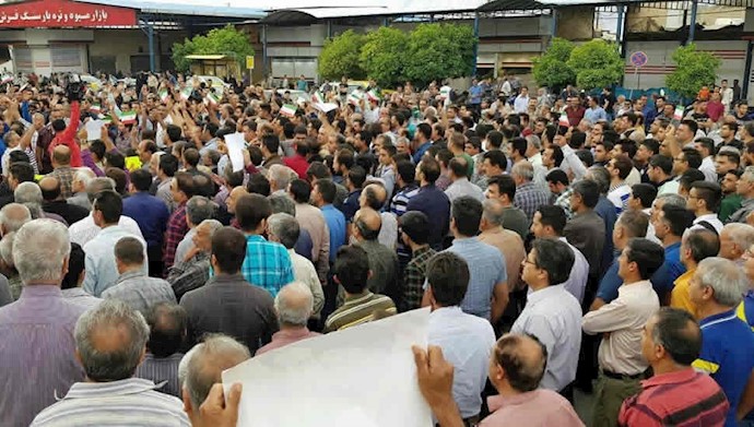 تظاهرات مردم کازرون