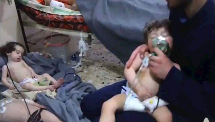 حمله شیمیایی اسد به دوما