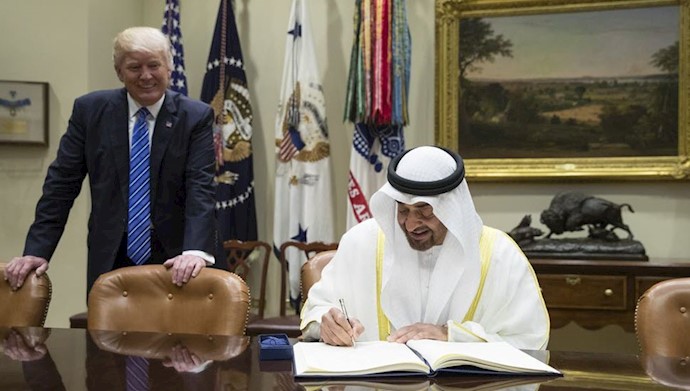 گفتگوی تلفنی دونالد ترامپ با ولیعهد امارات متحده عربی 