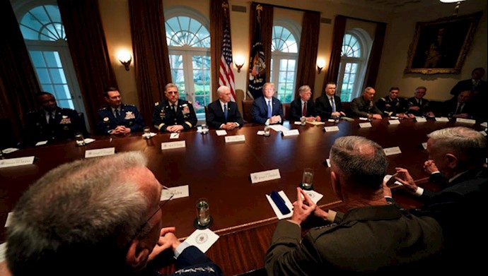 دونالد ترامپ در جمع فرماندهان نظامی آمریکا