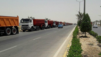 بوشهر.ششمین روز اعتصاب کامیونداران - ۶ خرداد ۹۷