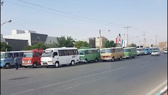 یزد.پیوستن رانندگان مینی بوس استان یزد به اعتصاب رانندگان کامیون