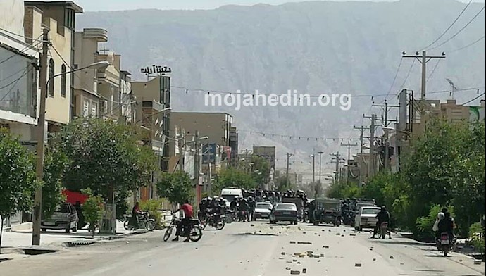 عکسی از وضعیت خیابانهای کازرون - امروز