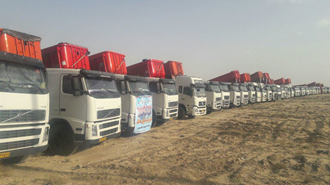 استان فارس - اعتصاب سراسری کامیونداران