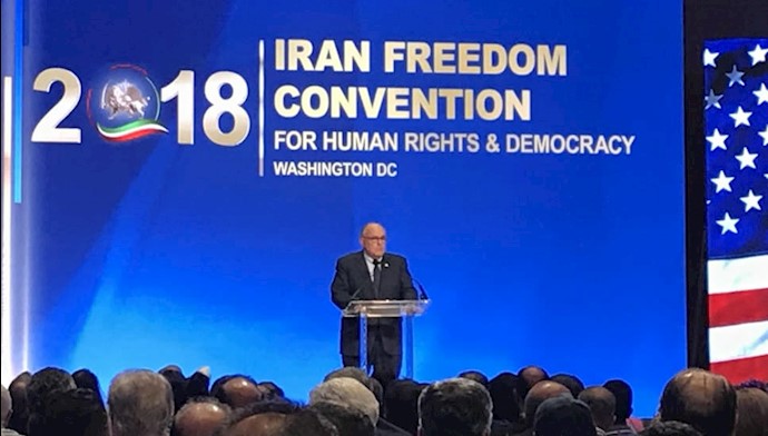  سخنرانی رودی جولیانی در کنوانسیون آزادی ایران در واشینگتن 