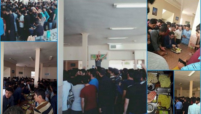 تجمع و اعتصاب دانشجویان دانشگاه یزد
