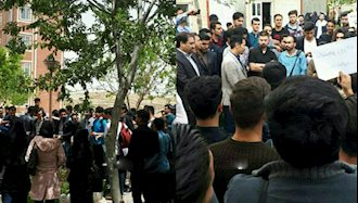 قوچان.تجمع اعتراضی دانشجویان دانشگاه صنعتی