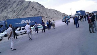 شیراز - سومین روز اعتصاب رانندگان کامیون 