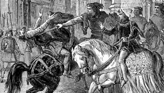 وات تایلر، رهبر کشاورزان انگلستان، اعدام شد