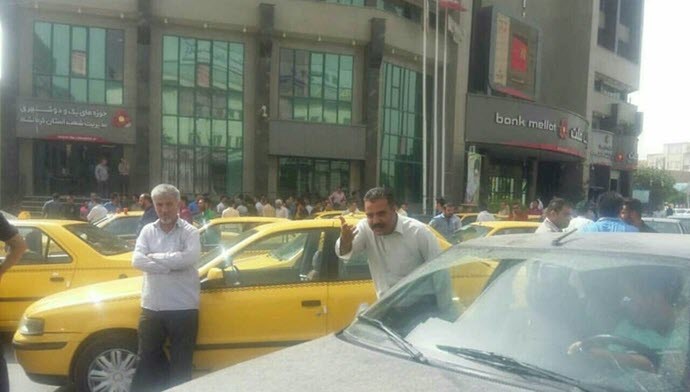 کرمانشاه.سومین روز اعتصاب رانندگان تاکسی
