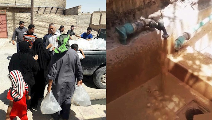 خرمشهر-آبادان.بحران وضعیت آب آشامیدنی۸تیر ۹۷