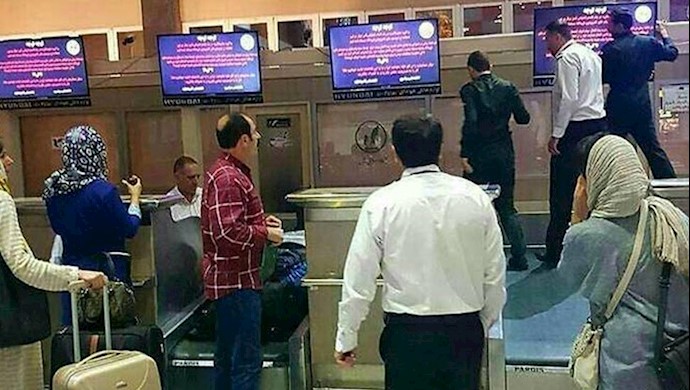 نمایشگرهای فرودگاه تبریز هک شدند