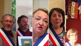 حمايت شهرداران و منتخبان فرانسه از گردهمایی بزرگ ایرانیان در پاریس