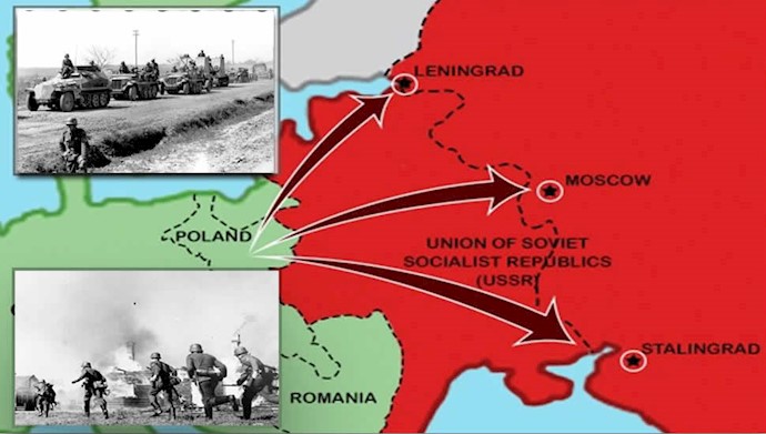 تهاجم نیروهای هیتلر به شوروی