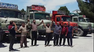 اعتصاب رانندگان کامیون