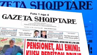 مصاحبه روزنامه آلبانیایی  گازتا شیپترا با ژیلبر میتران