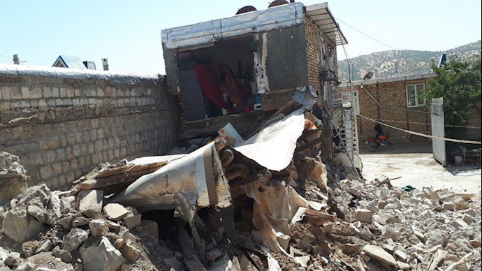 زلزله در روستای تپان ثلاث باباجانی