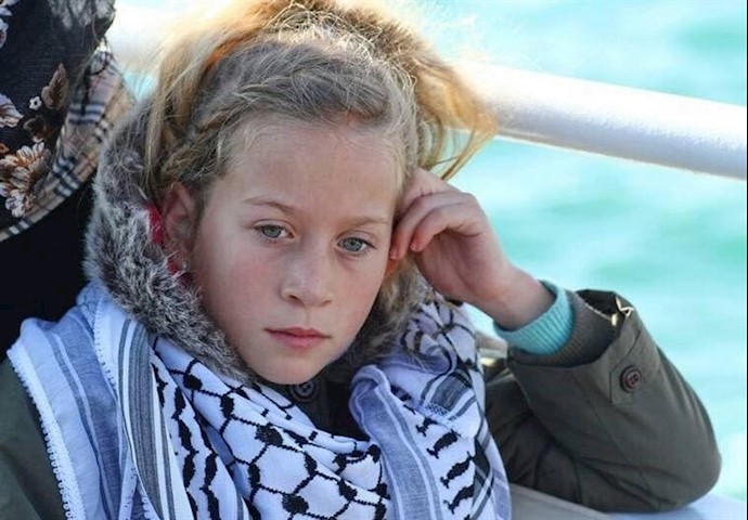 عهد التمیمی دختر شجاع فلسطینی