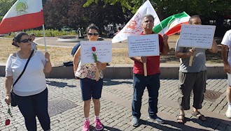 تظاهرات ایرانیان -مالمو - سوئد- فراخوان به محاکمه دیپلمات تروریست رژیم ایران