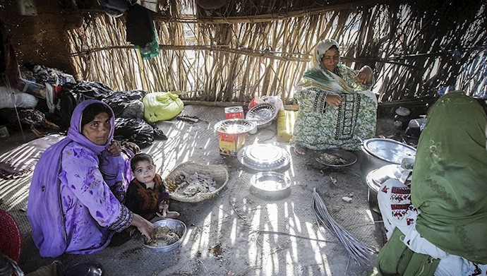 خانه‌های کپری در سیستان و بلوچستان 