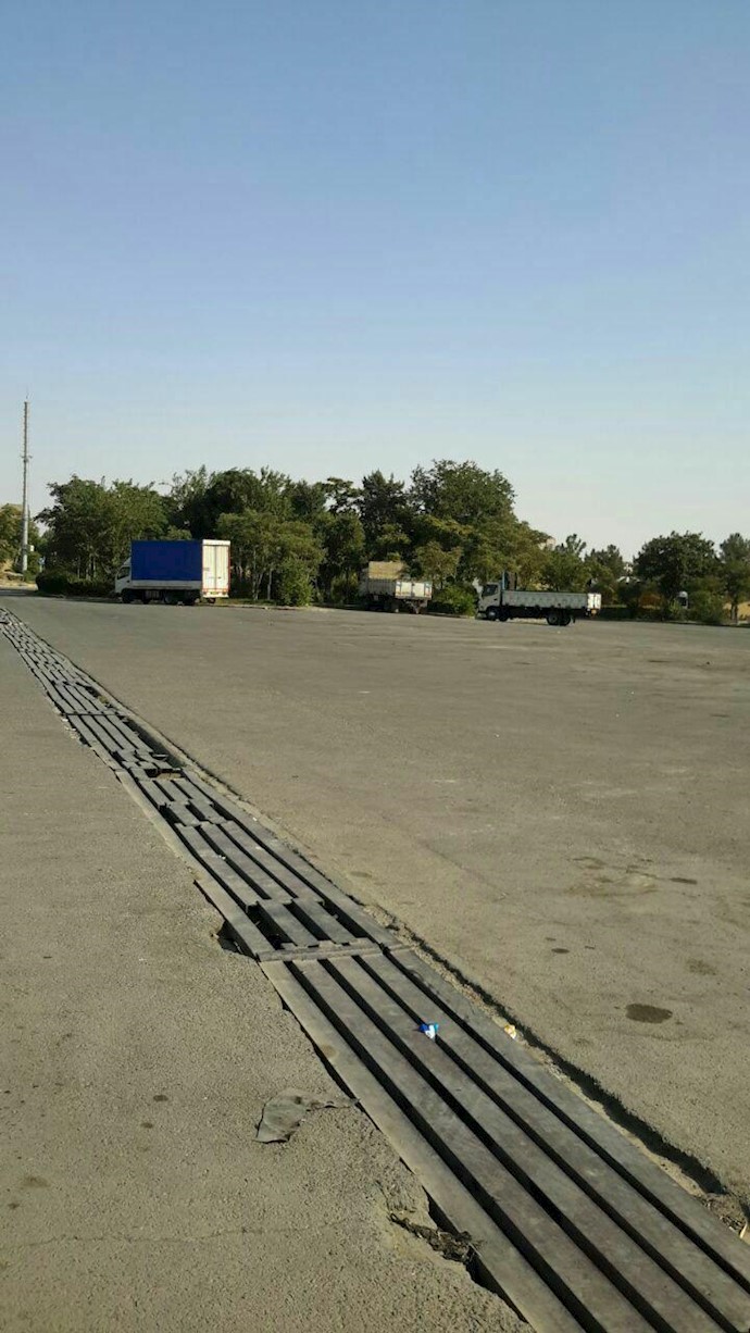 اعتصاب رانندگان کامیون -پایانه تهران - اول مرداد ۹۷