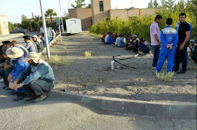 یزد.اعتصاب و تجمع اعتراضی کارگران معدن چادرملو 