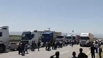 اعتصاب رانندگان کامیون، هفته اول