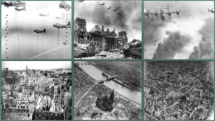 بمباران فرانکفورت در جریان جنگ جهانی
