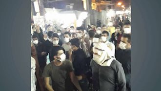 تجمع مردم اهواز در حمايت از خرمشهر و آبادان