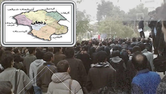 تظاهرات ۳۰هزار نفری مردم زنجان