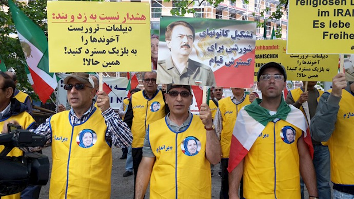تظاهرات ایرانیان خارج کشور - محکومیت توطئه تروریستی رژیم علیه مقاومت 