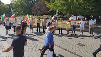 تظاهرات ایرانیان -مالمو - سوئد-  فراخوان به محاکمه دیپلمات تروریست رژیم ایران  