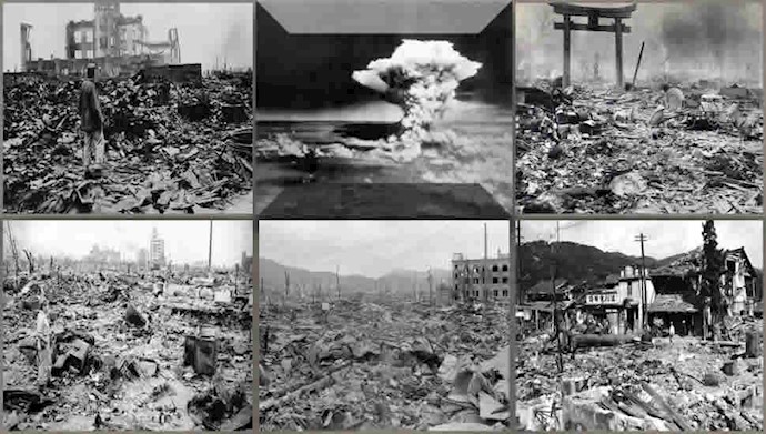 انفجار بمب اتمی در هیروشیما