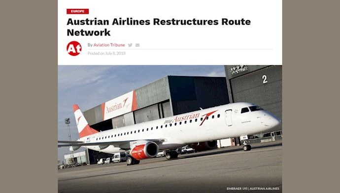 اتریش پروازهایش را به ایران محدود می کند