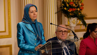 مریم رجوی در جلسه همبستگی شخصیت‌های بین‌المللی با مقاومت مردم ایران