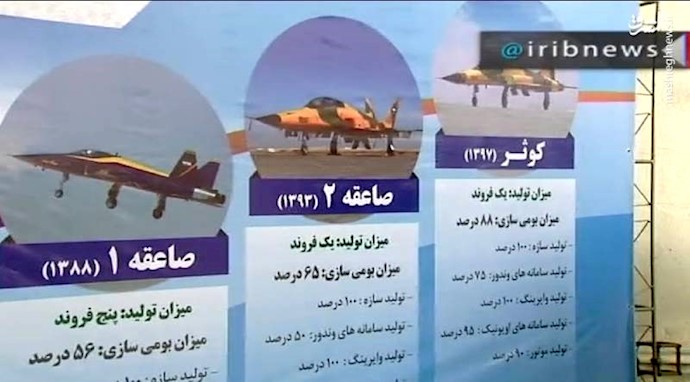 میزان بومی‌سازی و تعداد ساخت جنگنده‌هایی که رژیم ادعای ساخت آنها را دارد – سایت حکومتی مشرق