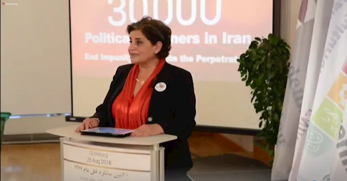 سهیلا دشتی مسئول انجمن ایرانیان از سوئد