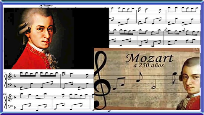 موتزارت موسیقیدان بزرگ اتریشی