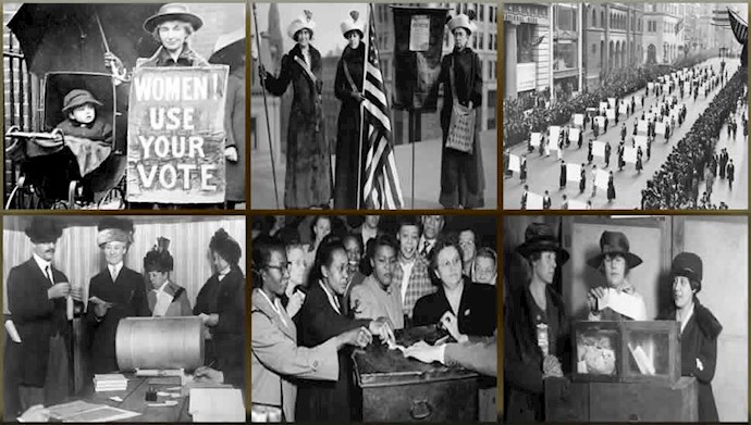 حق رأی برای زنان در آمریکا