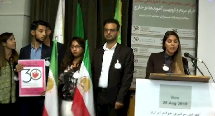 ندا امانی نماینده انجمن جوانان و انجمن زنان ایرانی