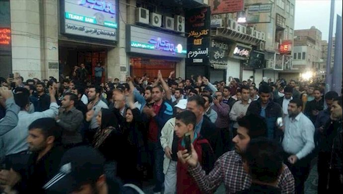 تظاهرات اعتراضی مردم در دیماه ۹۶