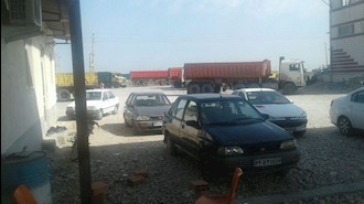 اعتصاب رانندگان کامیون - بندر امیر آباد -نکا - ا مهر ۹۷