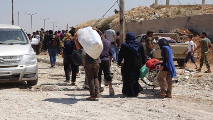 فرارغیر نظامیان سوری از ادلپ