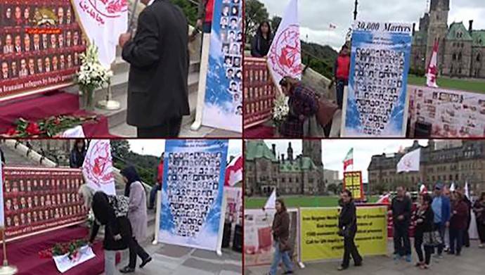 تظاهرات ایرانیان در شهرهای مختلف اروپا و کانادا