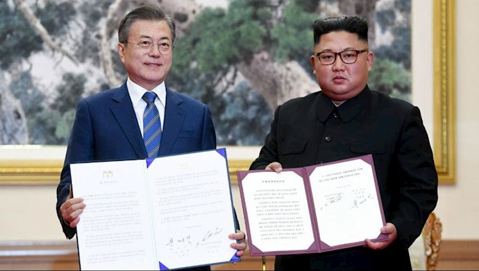 توافق خلع سلاح اتمی توسط رهبران دو کره