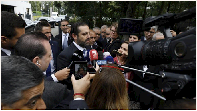 سعد الحریری در مقابل دادگاه لاهه ۱۱ سپتامبر۲۰۱۸