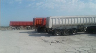 اعتصاب رانندگان کامیون - نکا - ۱ مهر ۹۷