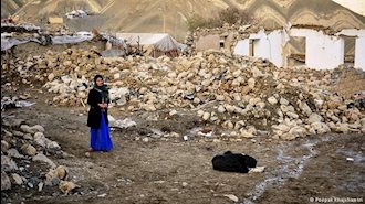 تصویری از مردم زلزله زده کرمانشاه - آرشیو