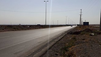 اعتصاب رانندگان کامیون - جاده ساوه-بویین زهرا - ۱ مهر ۹۷