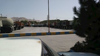 اعتصاب رانندگان کامیون - اصفهان.کارخانه سیمان - ا مهر ۹۷